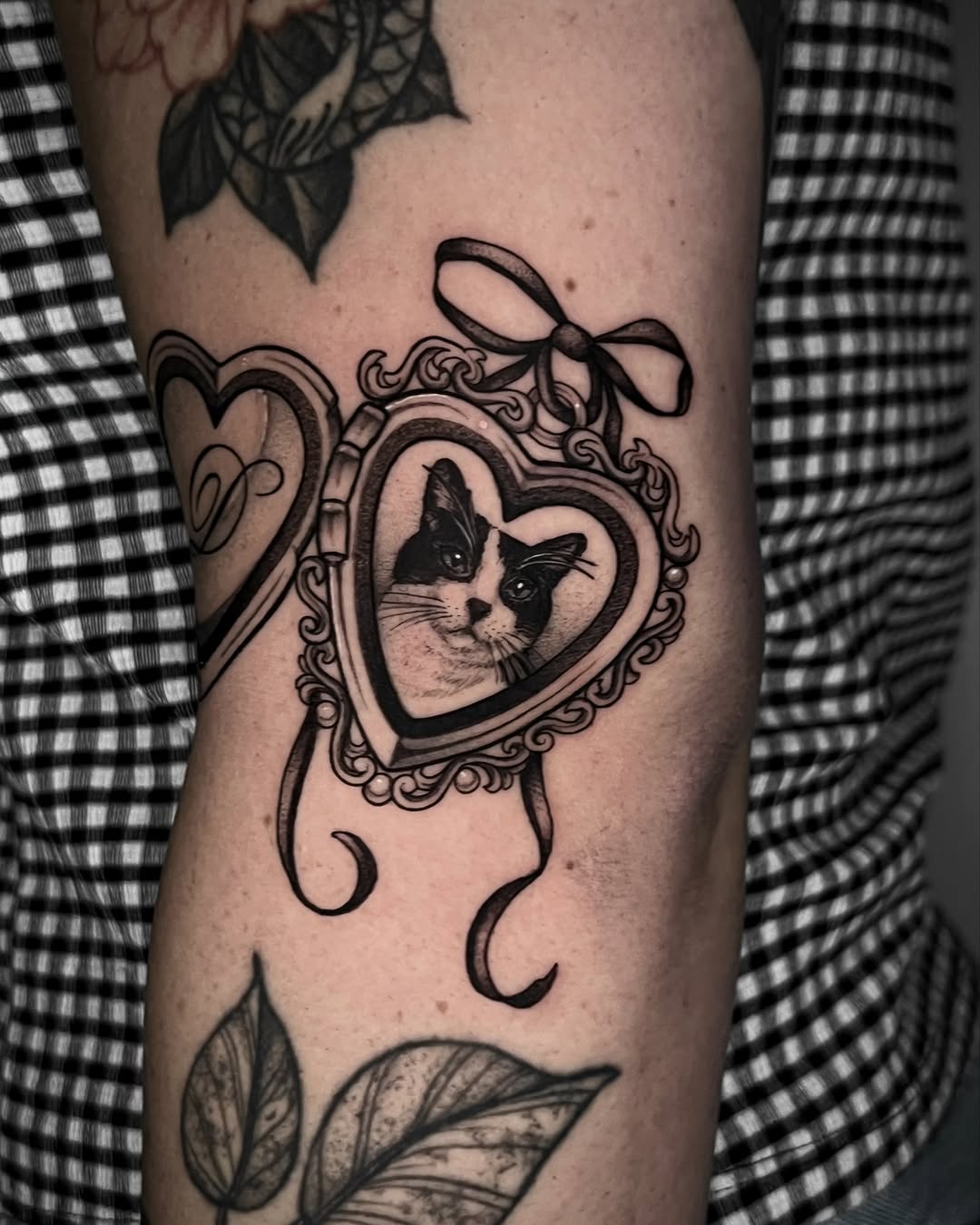 Tattoo by @caitybugink β realism, black_and_grey