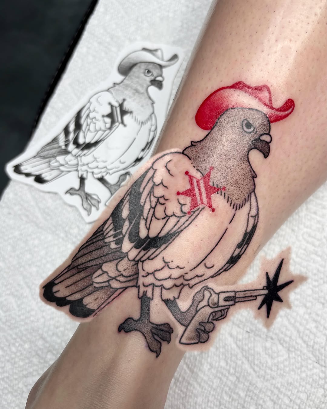 Tattoo by @vang.studio — american_traditional, illustrative