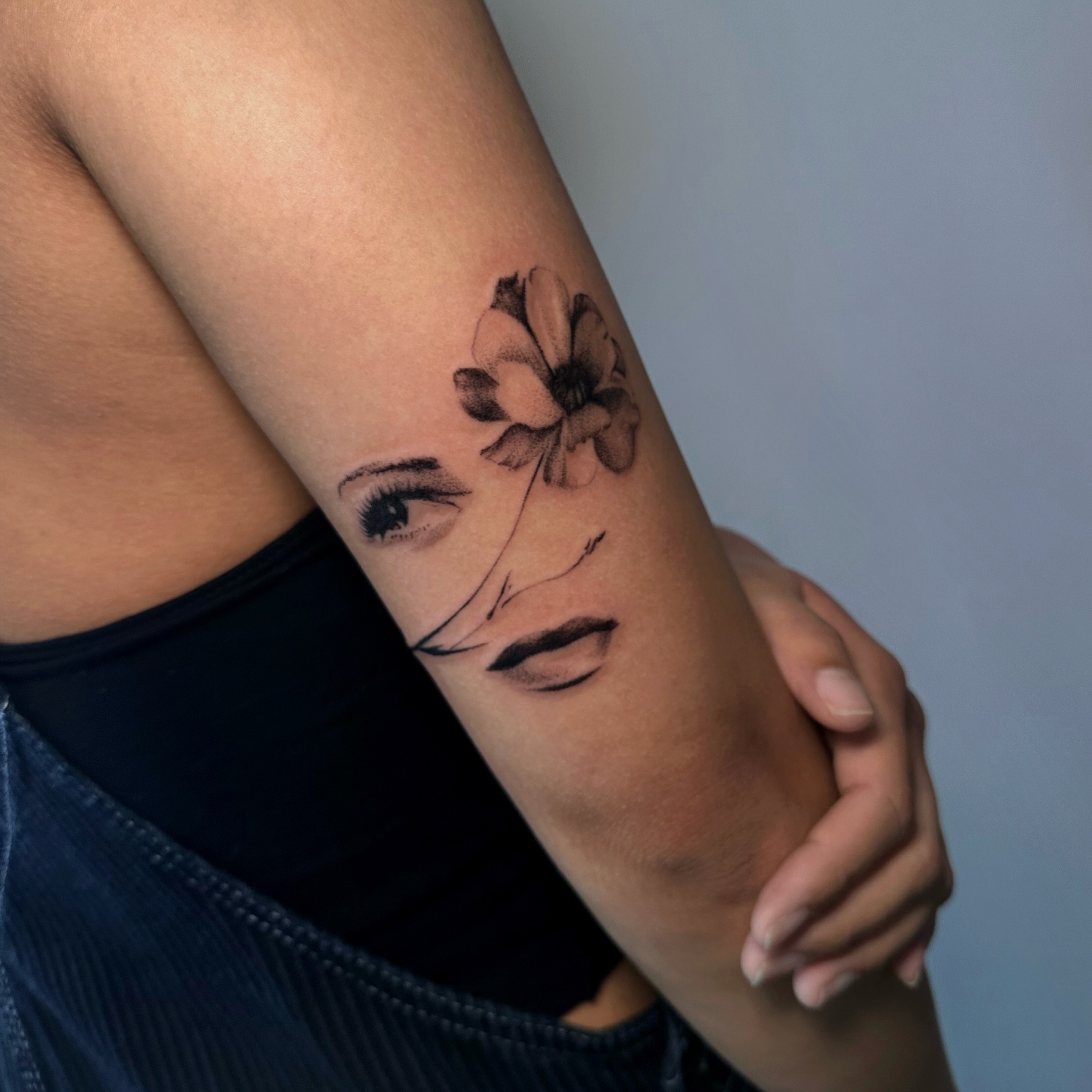 Tattoo by @sexytattoofactory — fine_line, black_and_grey