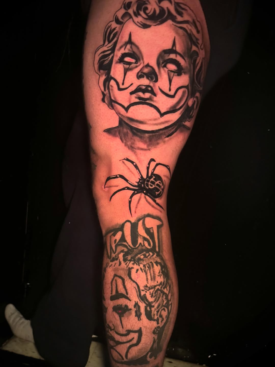 Tattoo by @khali.the.inkboy — blackwork, illustrative