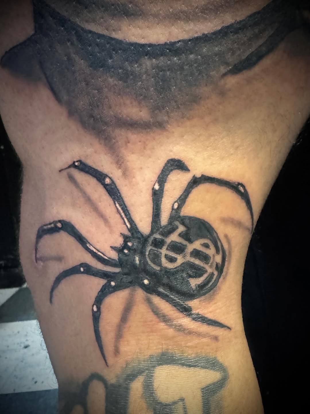 Tattoo by @khali.the.inkboy — blackwork, illustrative