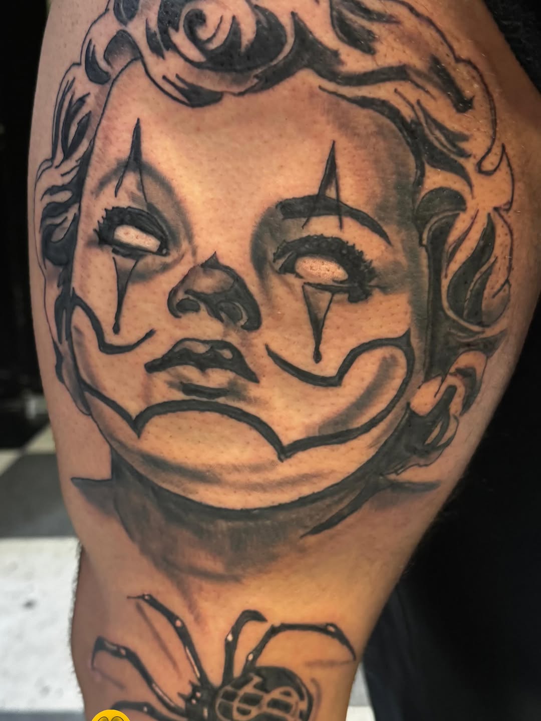 Tattoo by @khali.the.inkboy — black_and_grey, illustrative