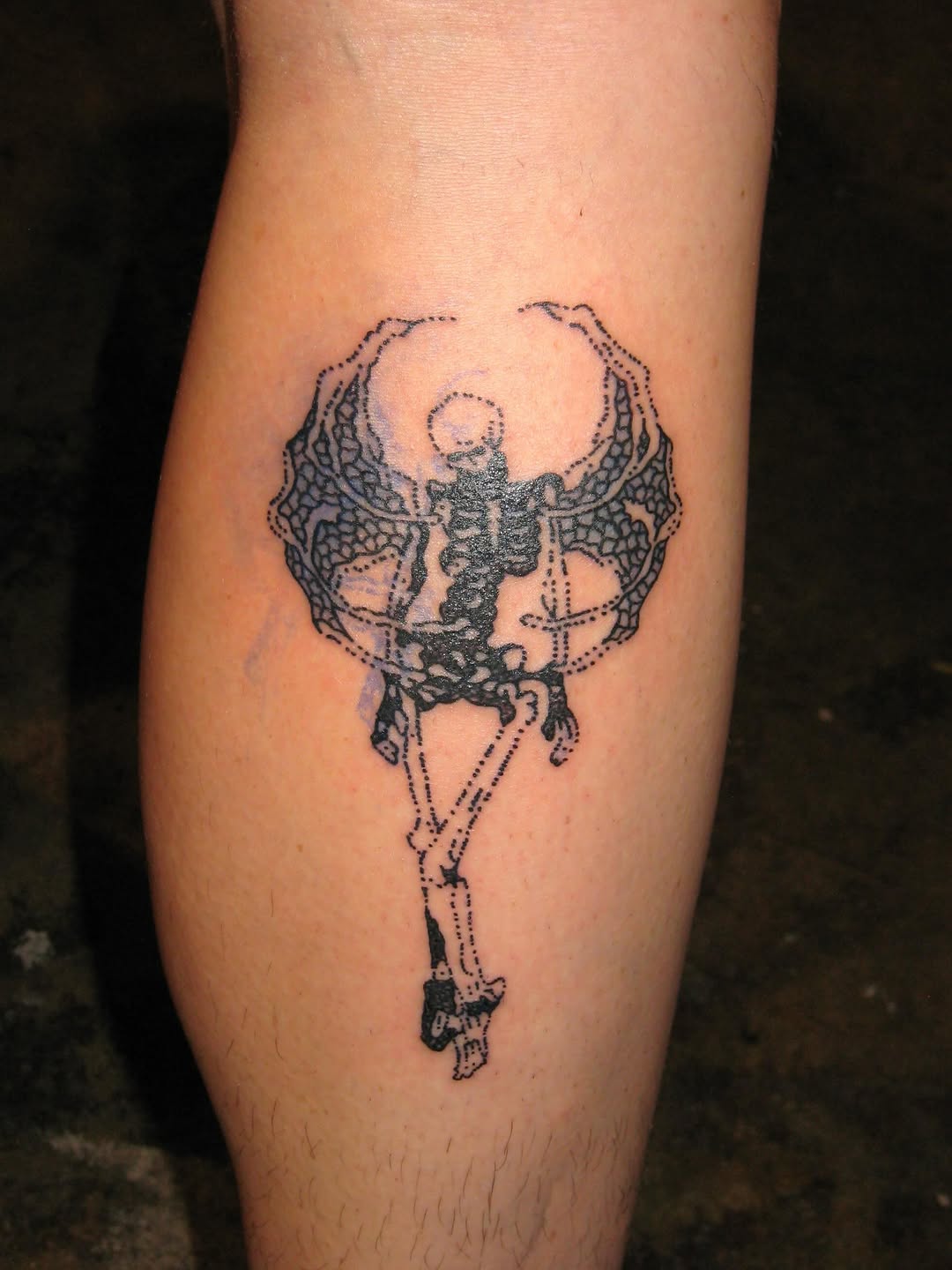 Tattoo by @whatisheavenlike — dotwork, black_and_grey