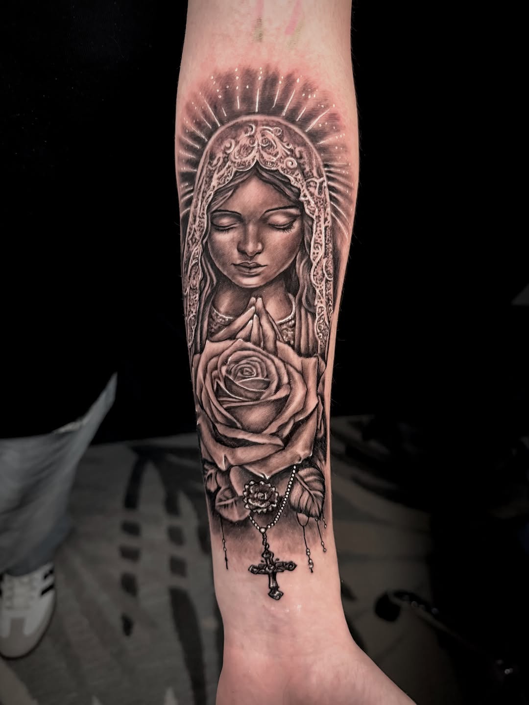 Tattoo by @inqed_tattoo β realism, black_and_grey