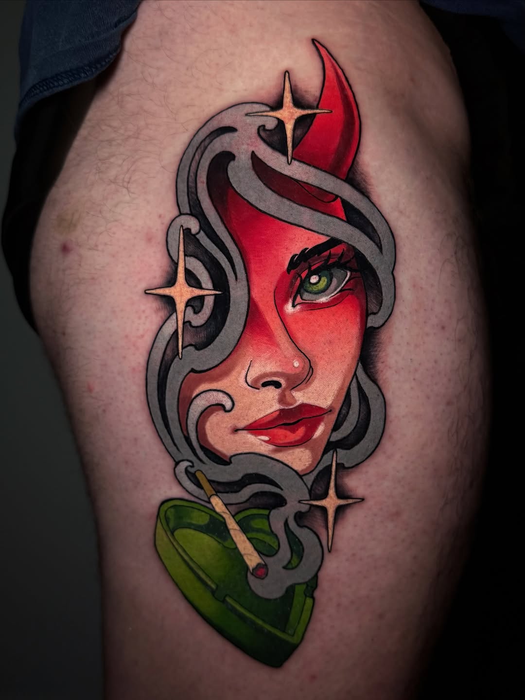 Tattoo by @kikifiligree — neo_traditional, realism