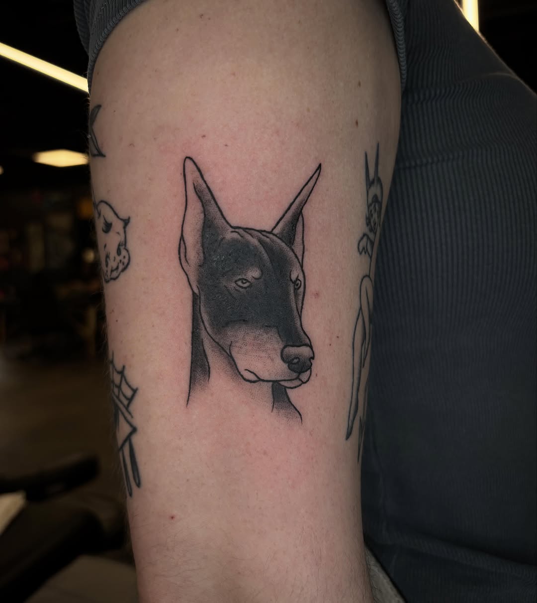 Tattoo by @brettattoos — black_and_grey, realism