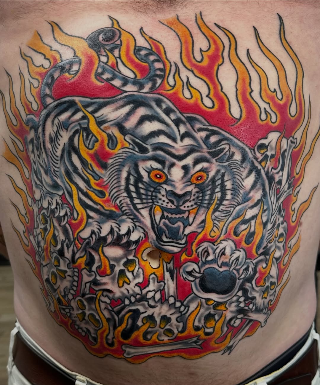 Tattoo by @today.jr — american_traditional, neo_traditional