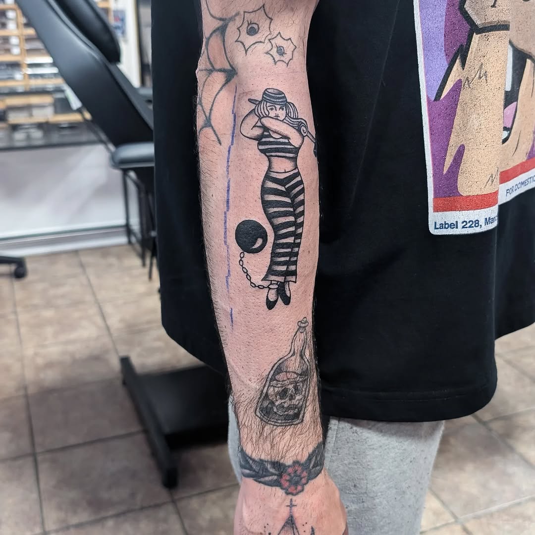 Tattoo by @poked.protein — american_traditional