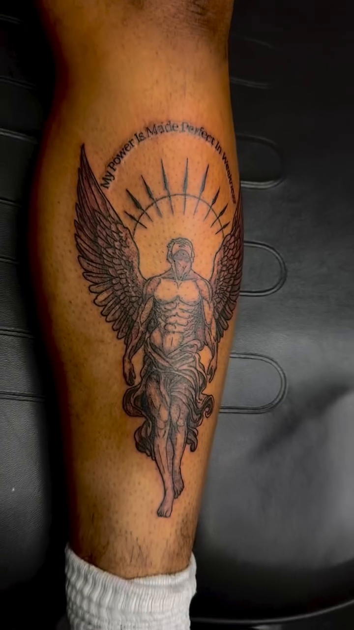 Tattoo by @kodas_tattoos — black_and_grey, realism