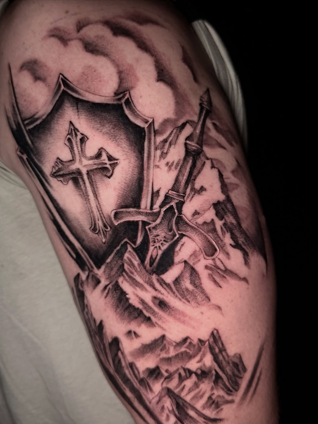 Tattoo by @exploitedtattoos — black_and_grey, realism