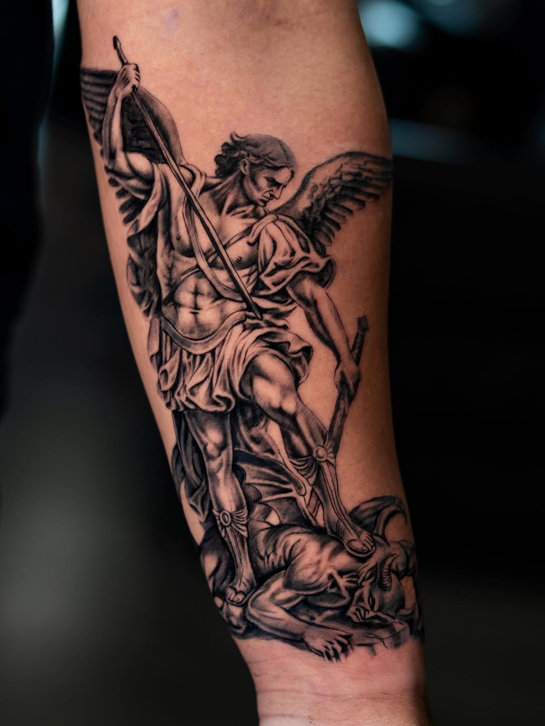 Tattoo by @tattoo_dzhyhov — realism, black_and_grey