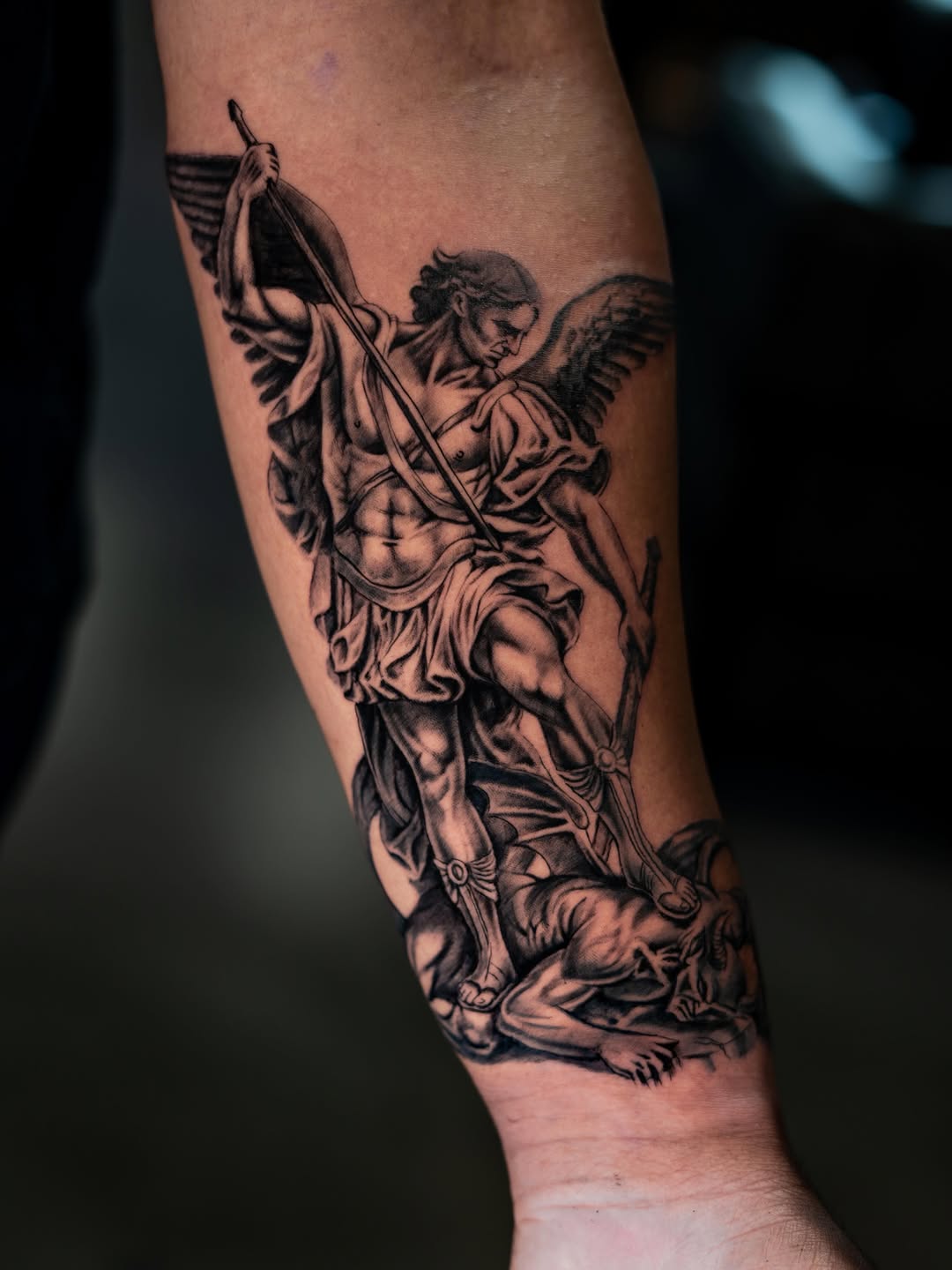 Tattoo by @tattoo_dzhyhov — realism, black_and_grey