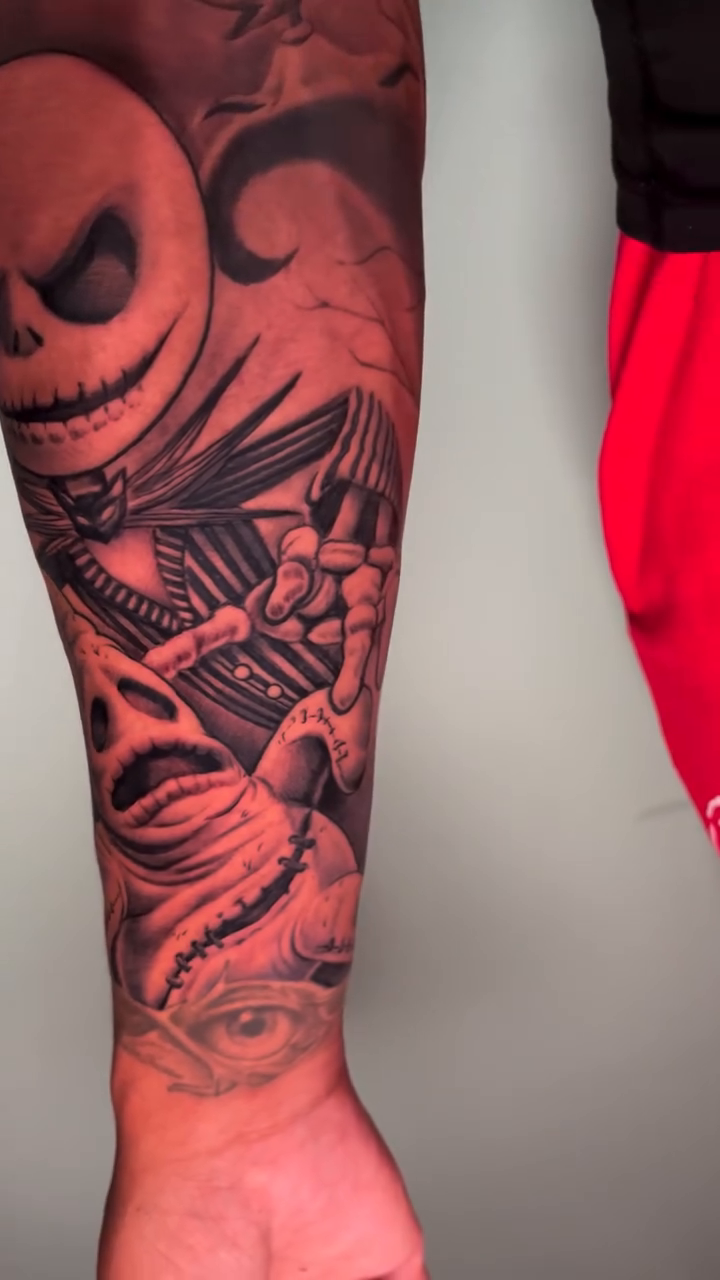 Tattoo by @art_by_quindeelmitchell — dark_realism, black_and_grey