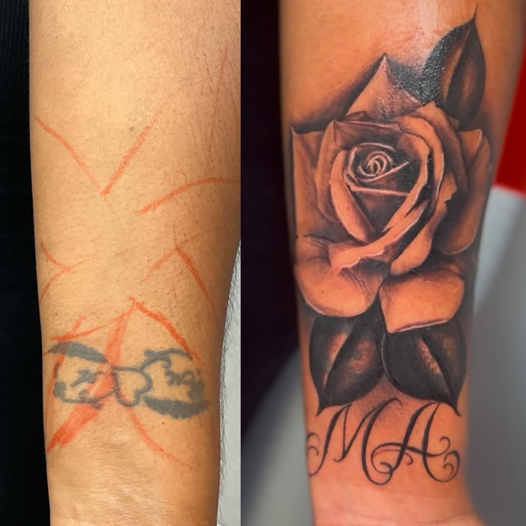 Tattoo by @guinn_art_tatts — black_and_grey, realism