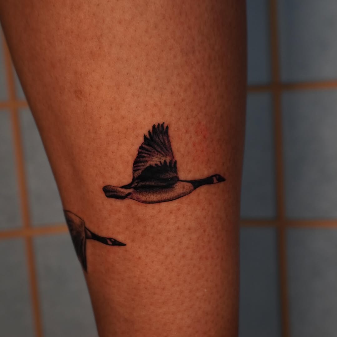 Tattoo by @hallowcream — black_and_grey, realism