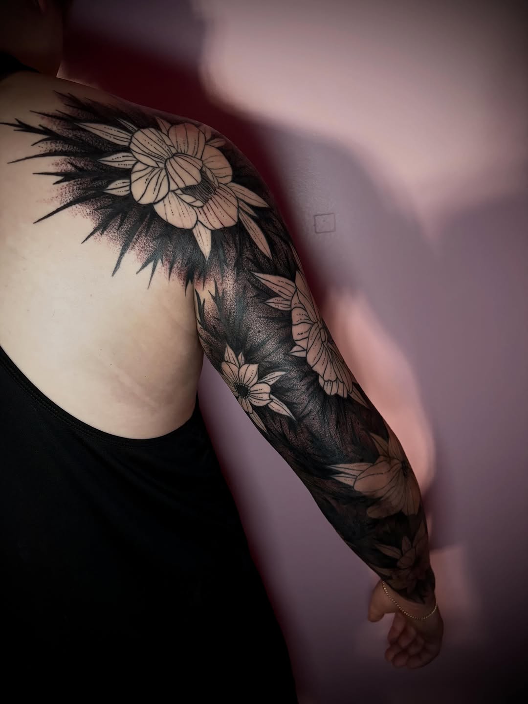 Tattoo by @lilzz_ink โ blackwork, illustrative