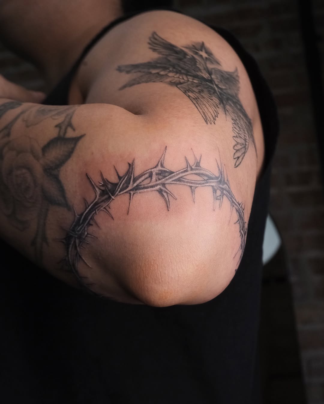 Tattoo by @eblu.ink — black_and_grey, realism