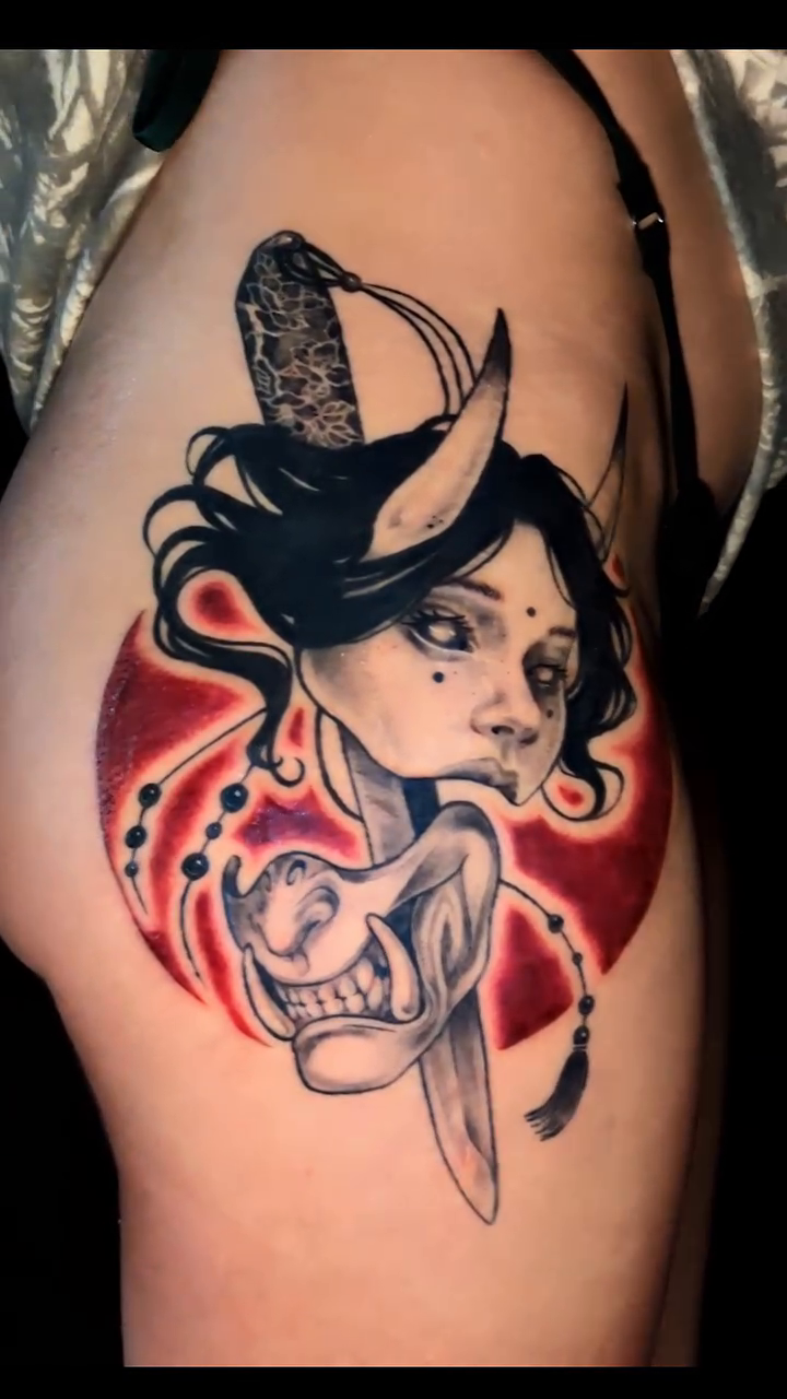 Tattoo by @maevemaniaart — dark_realism