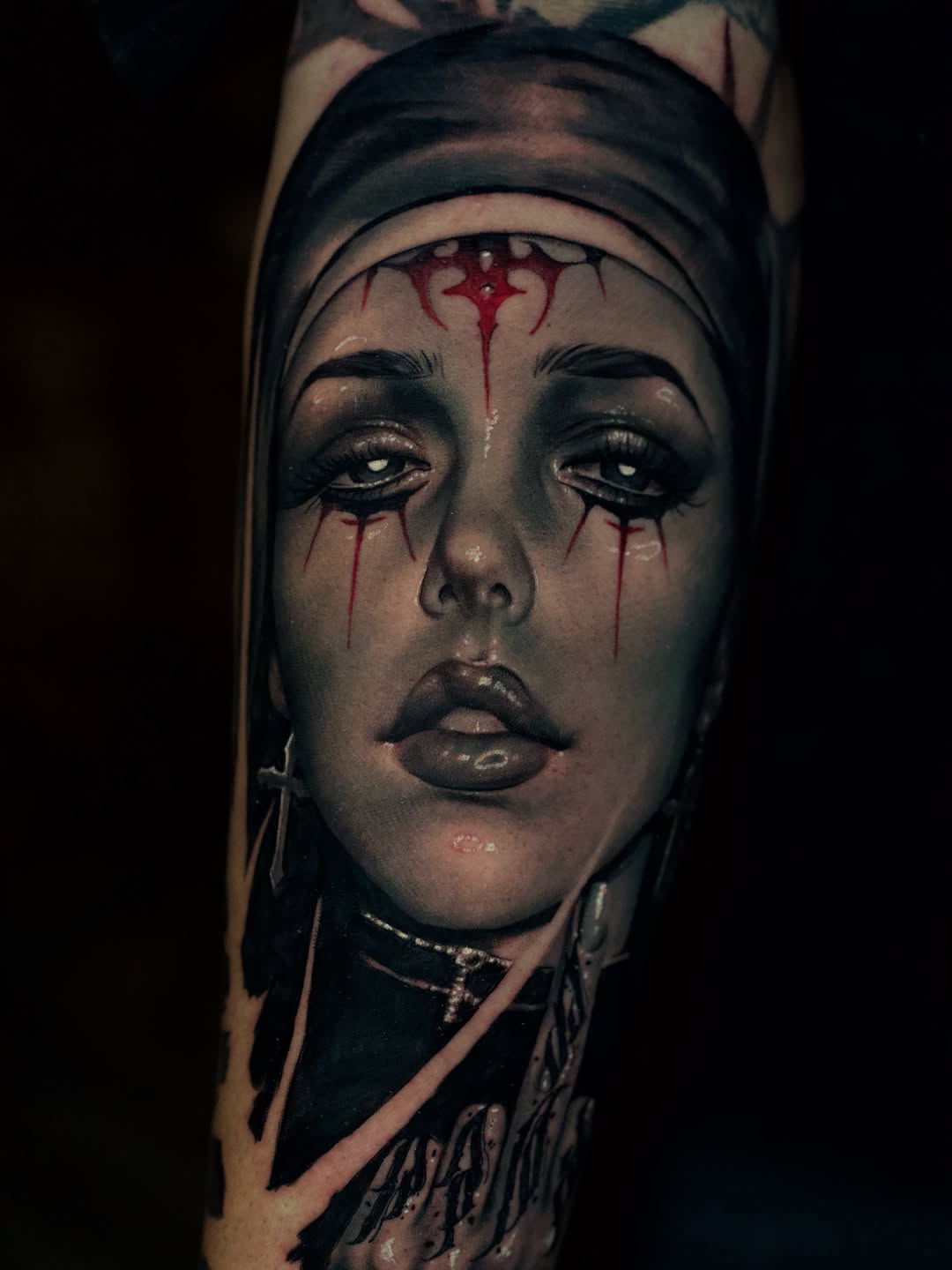 Tattoo by @mickeytattoos — realism, dark_realism