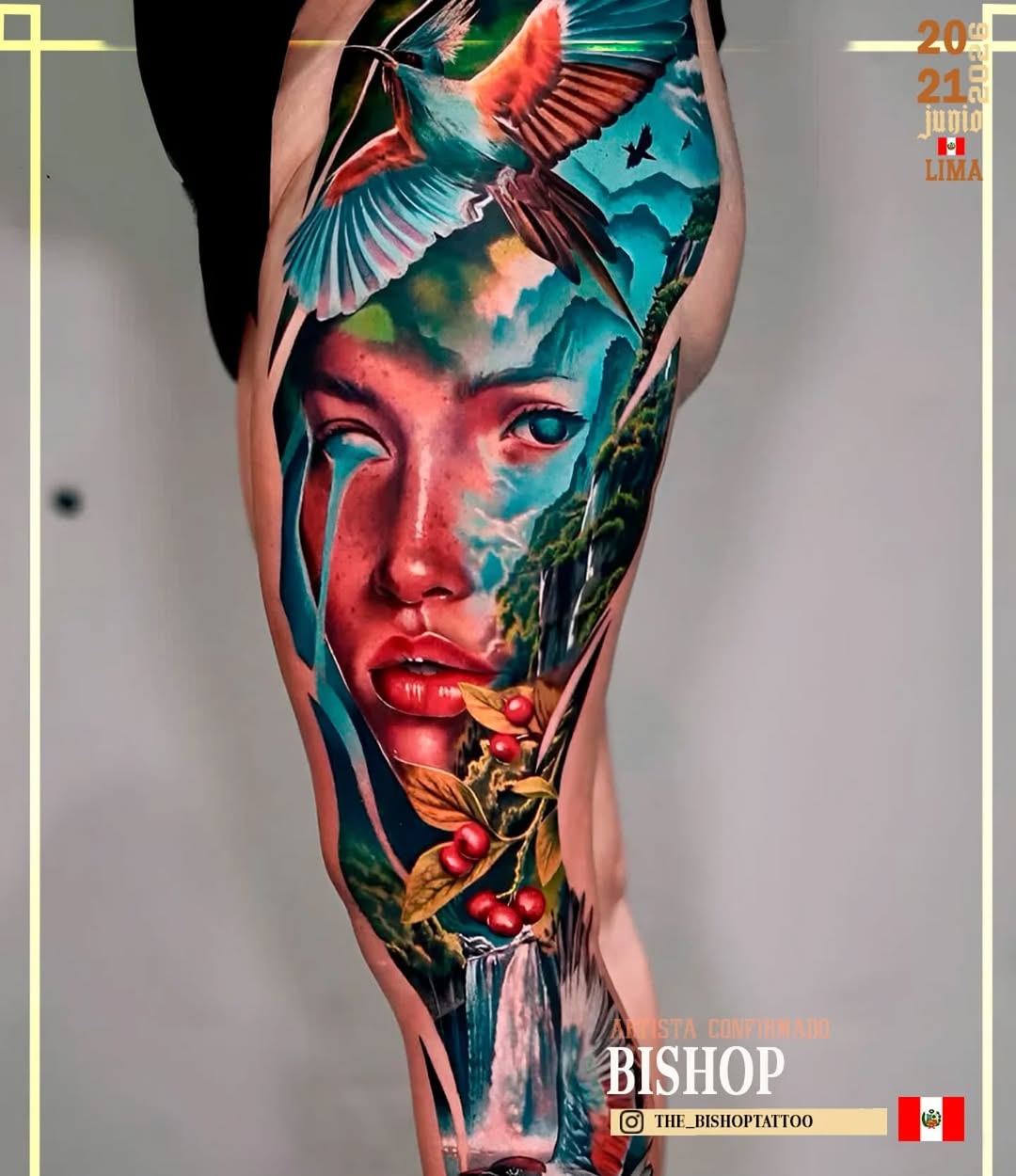 Tattoo by @the_bishoptattoo β realism, trash_polka