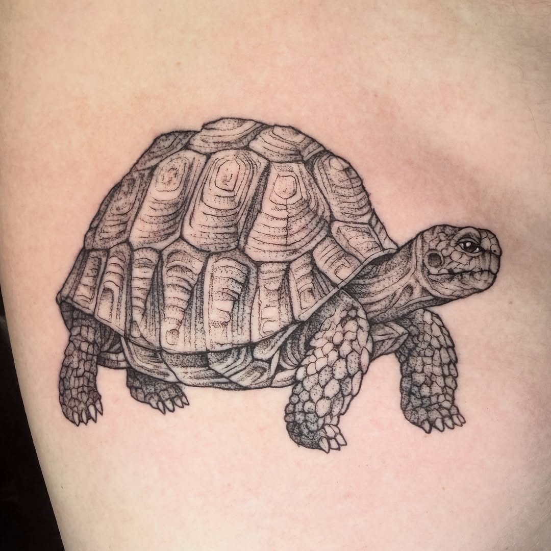 Tattoo by @mccollumtattoo โ realism, dotwork