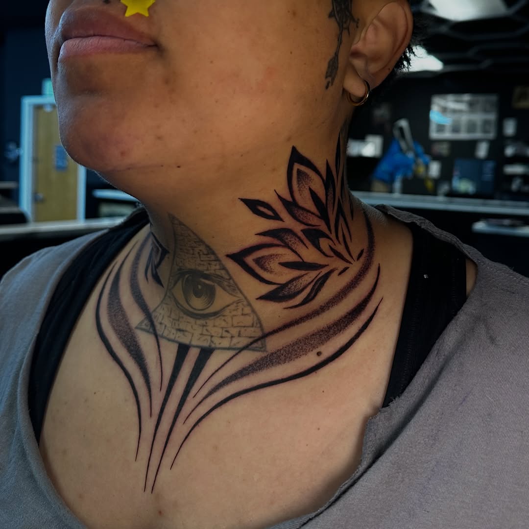 Tattoo by @hardtatz โ black_and_grey, ornamental