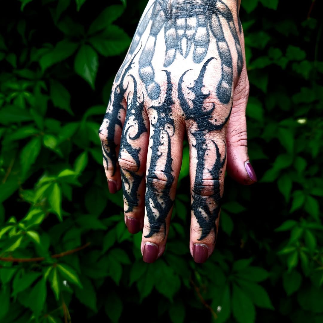 Tattoo by @hellscribe โ blackwork, ornamental
