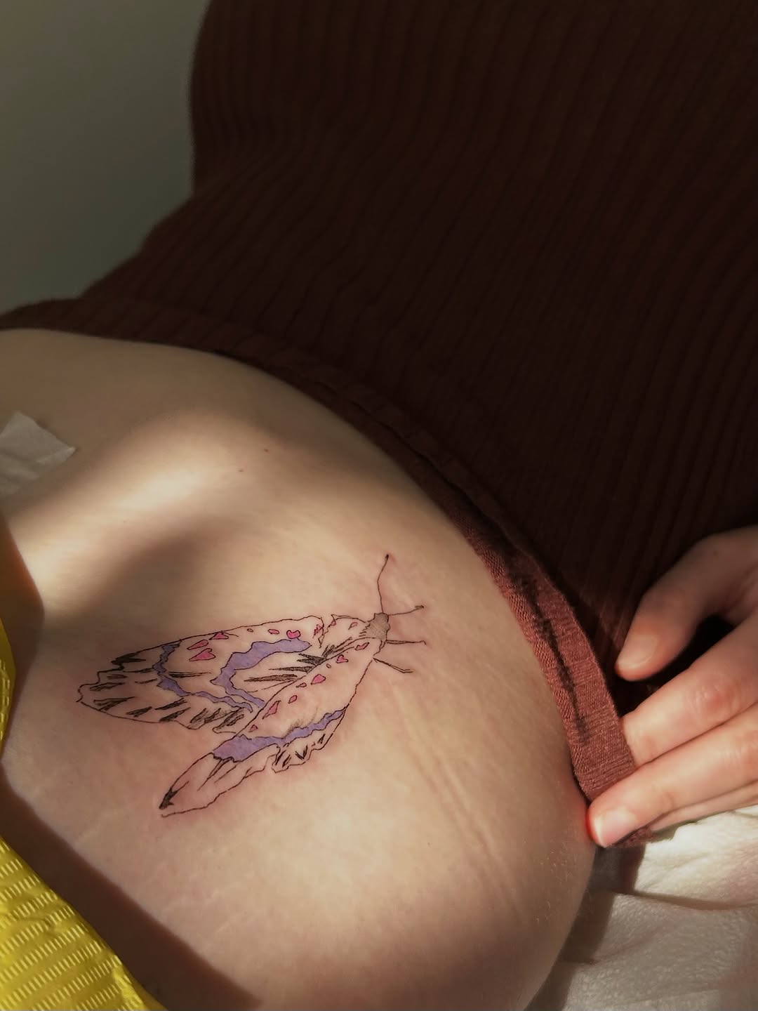 Tattoo by @rainfrog.gg — illustrative, fine_line