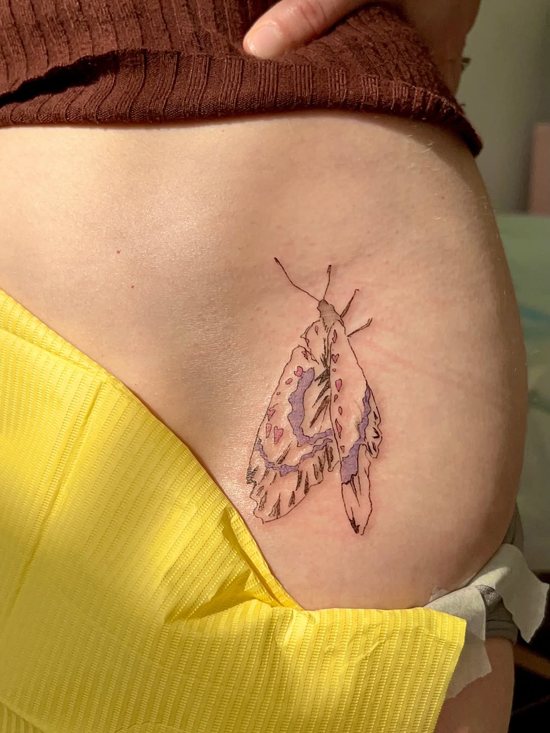 Tattoo by @rainfrog.gg — illustrative, fine_line