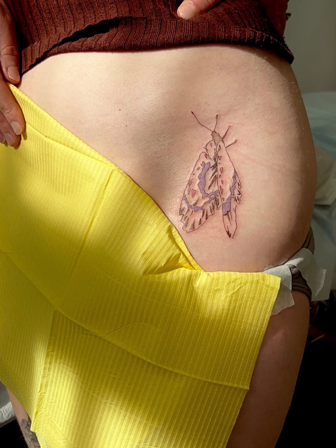Tattoo by @rainfrog.gg — illustrative, fine_line