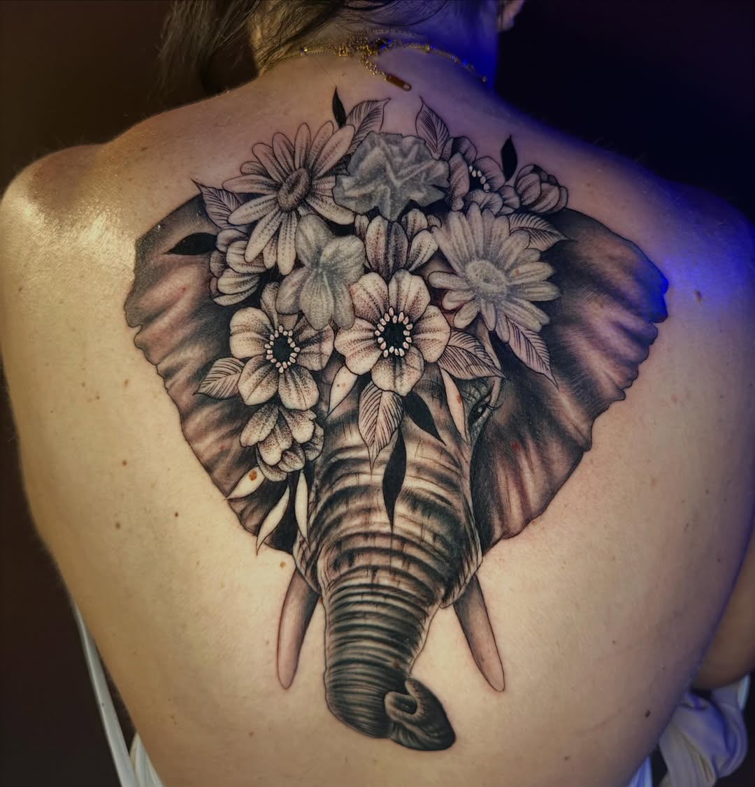 Tattoo by @hollimarieart — realism, black_and_grey