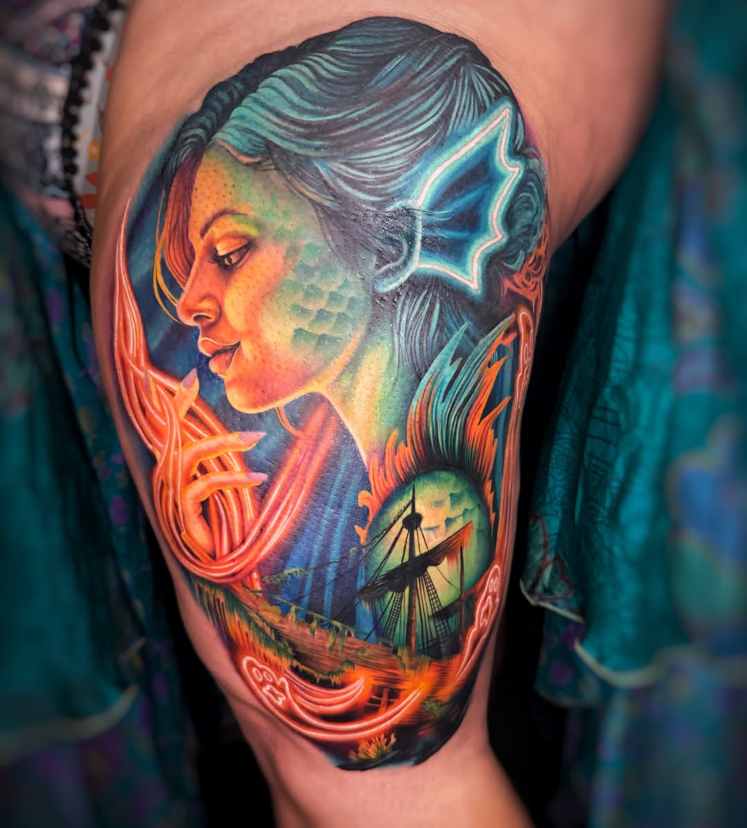 Tattoo by @memento_detroit — realism, illustrative