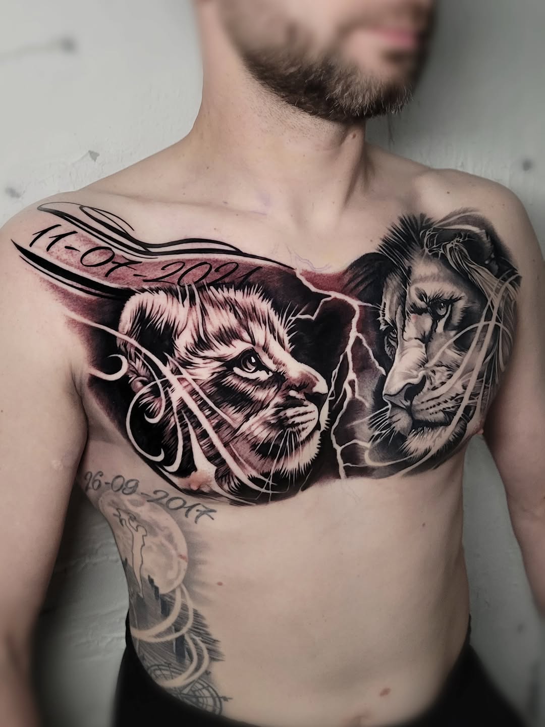 Tattoo by @beztreztattoo — realism, black_and_grey