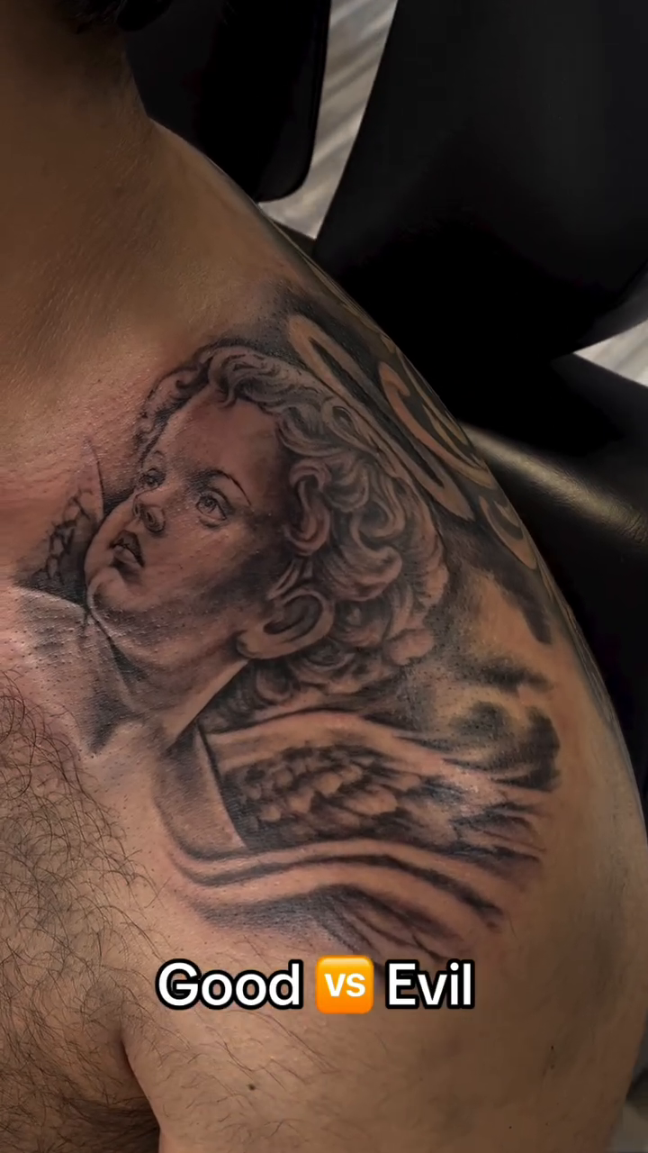 Tattoo by @rico_tattoos.3 โ black_and_grey, realism