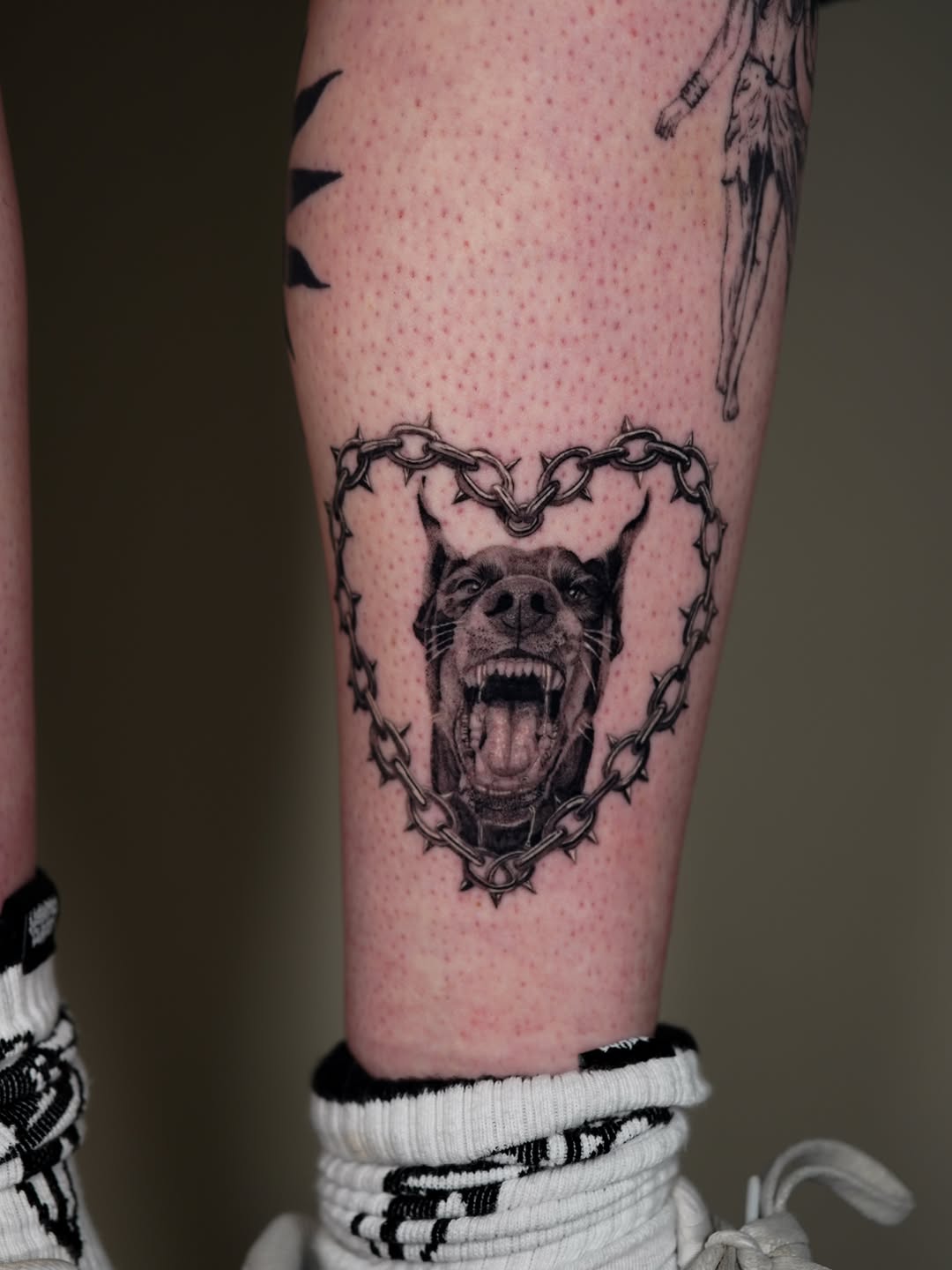 Tattoo by @brisiainks โ realism, blackwork