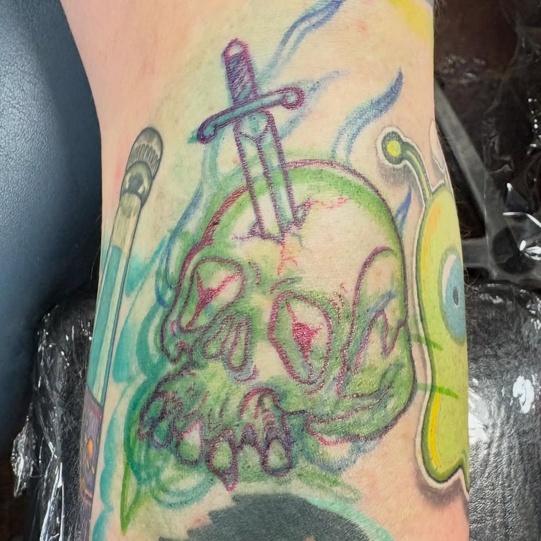 Tattoo by @jakobristau — illustrative, new_school