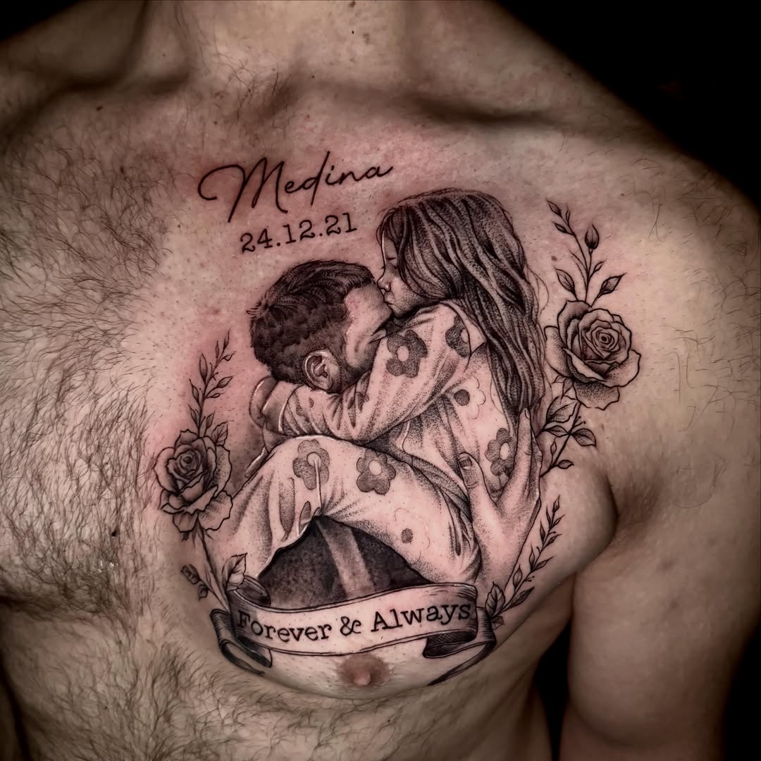 Tattoo by @inklulu_ — realism, black_and_grey