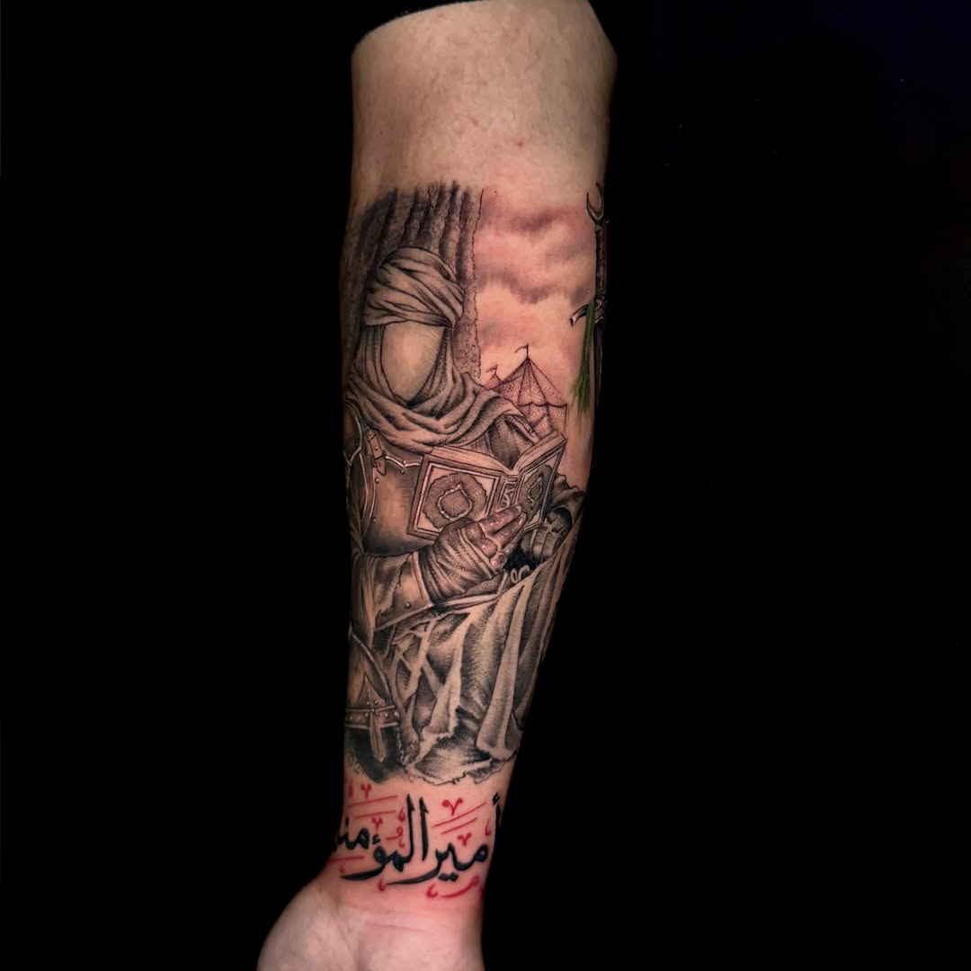 Tattoo by @inklulu_ — black_and_grey