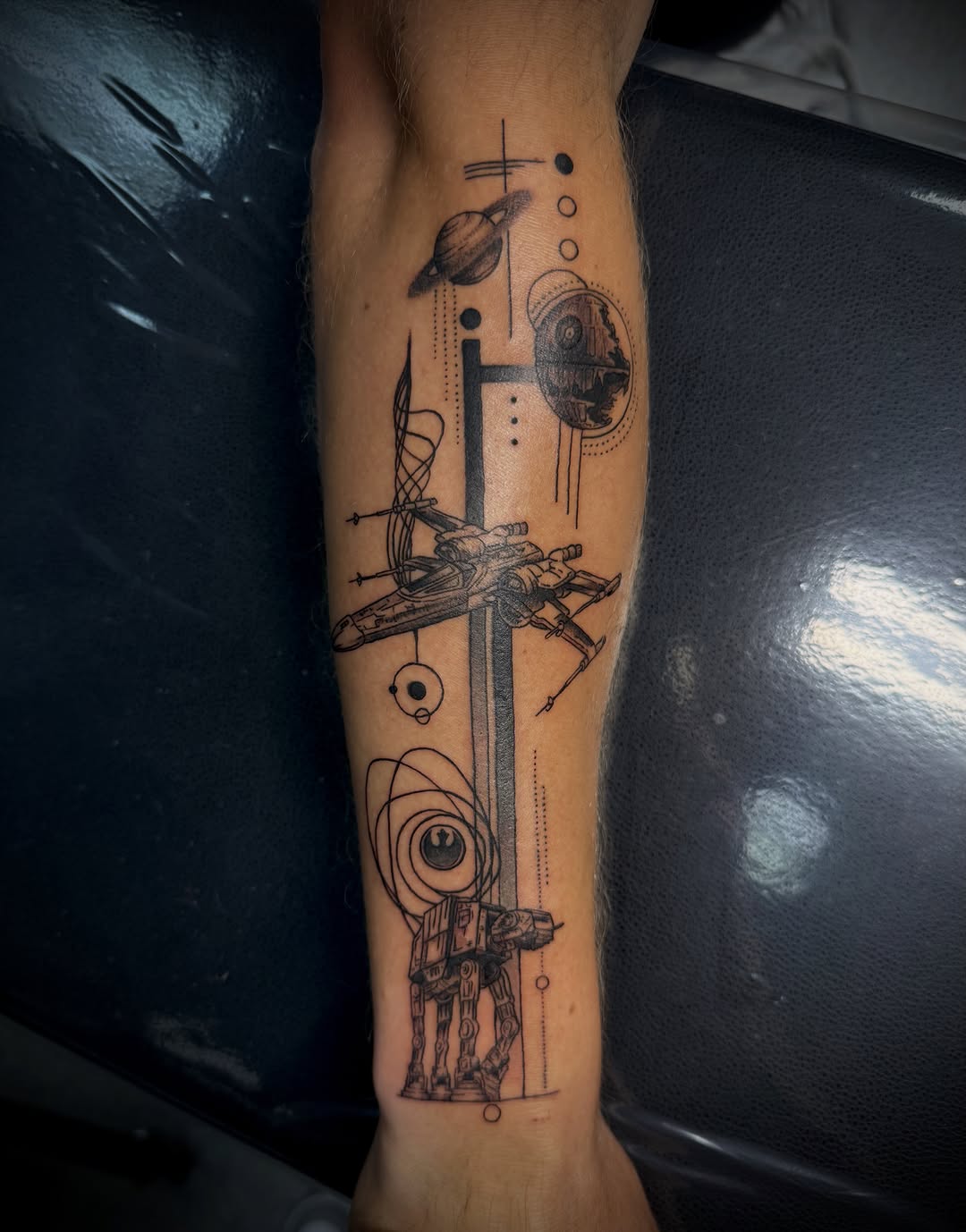 Tattoo by @sketched18 — blackwork