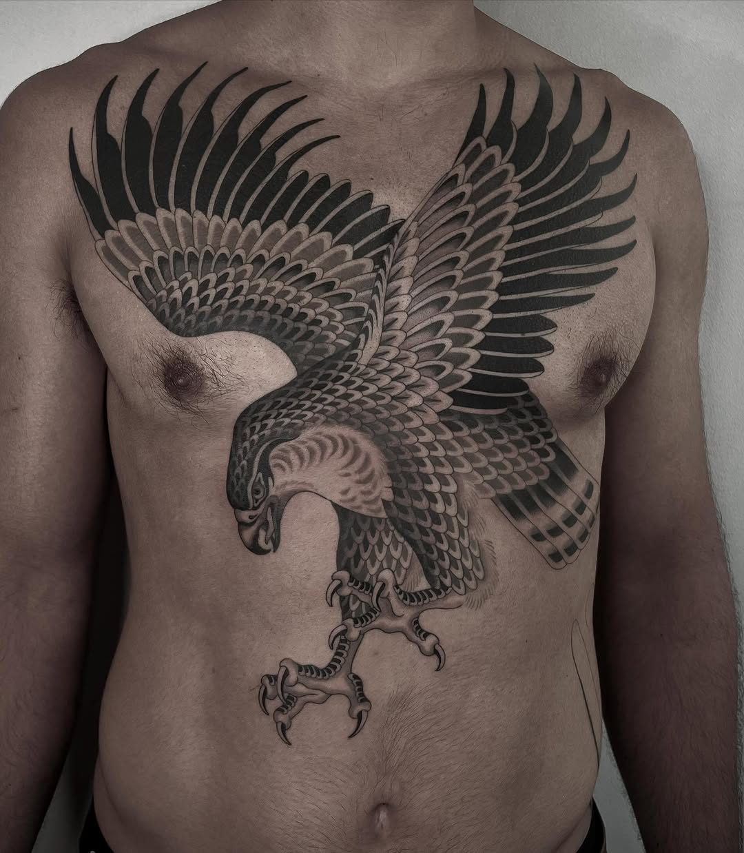 Tattoo by @linahsiaotattoo — blackwork, realism