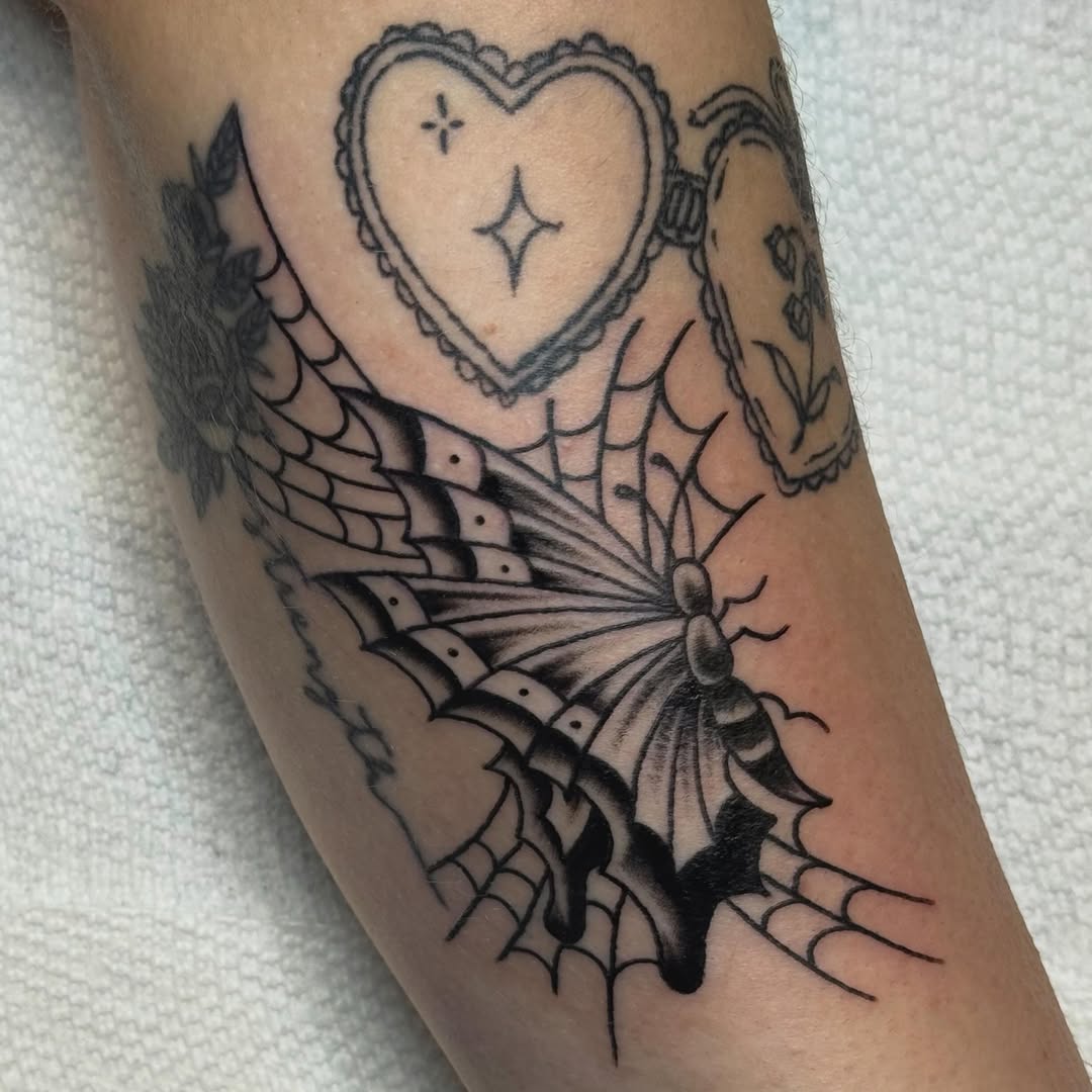 Tattoo by @rev.claytattooer — american_traditional, black_and_grey