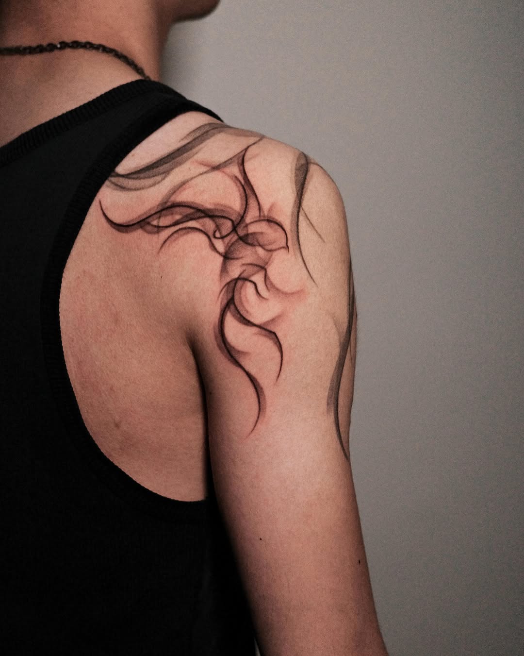Tattoo by @chouzy_inkk — black_and_grey, ornamental