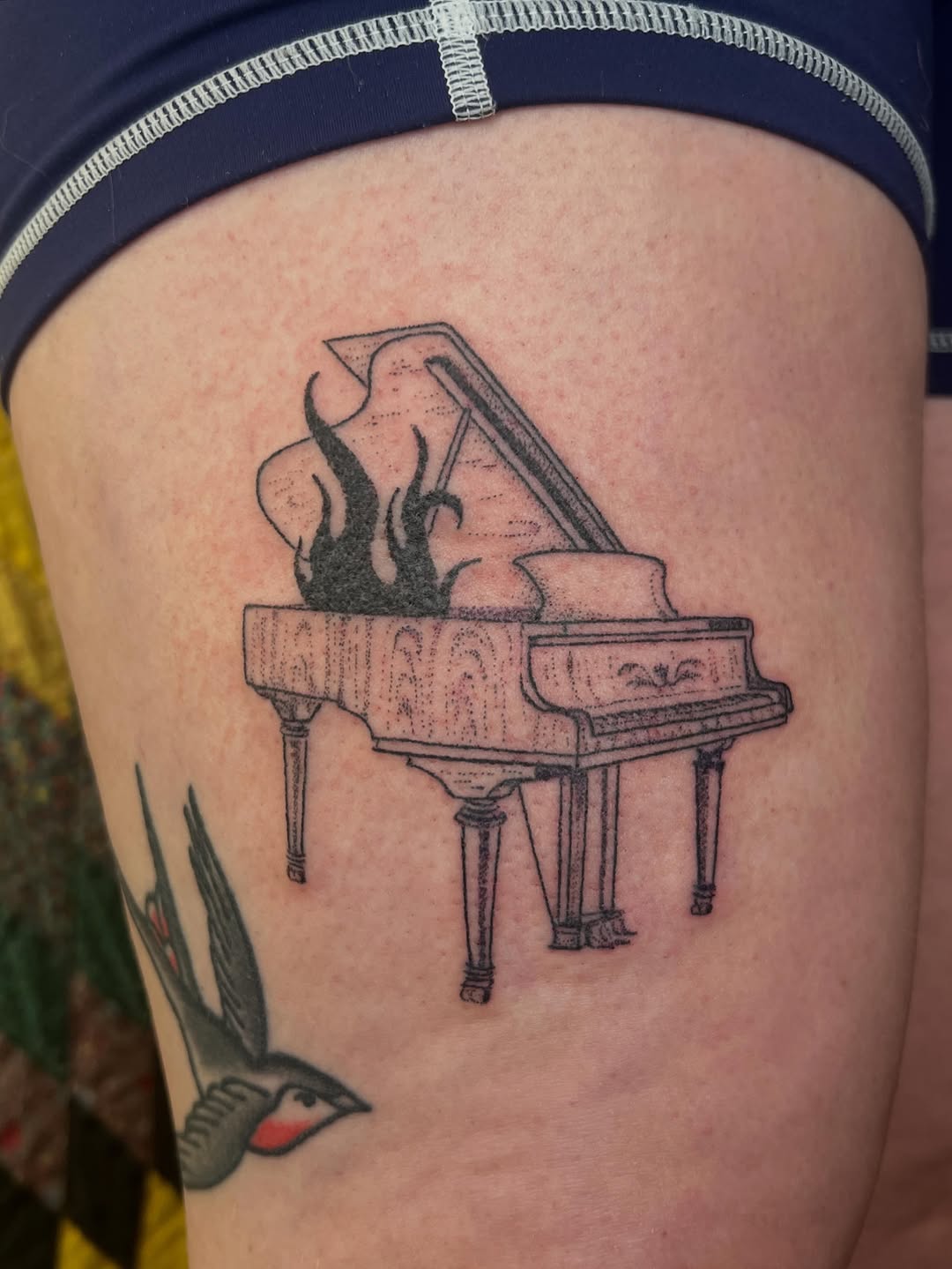 Tattoo by @soreoptimist — black_and_grey