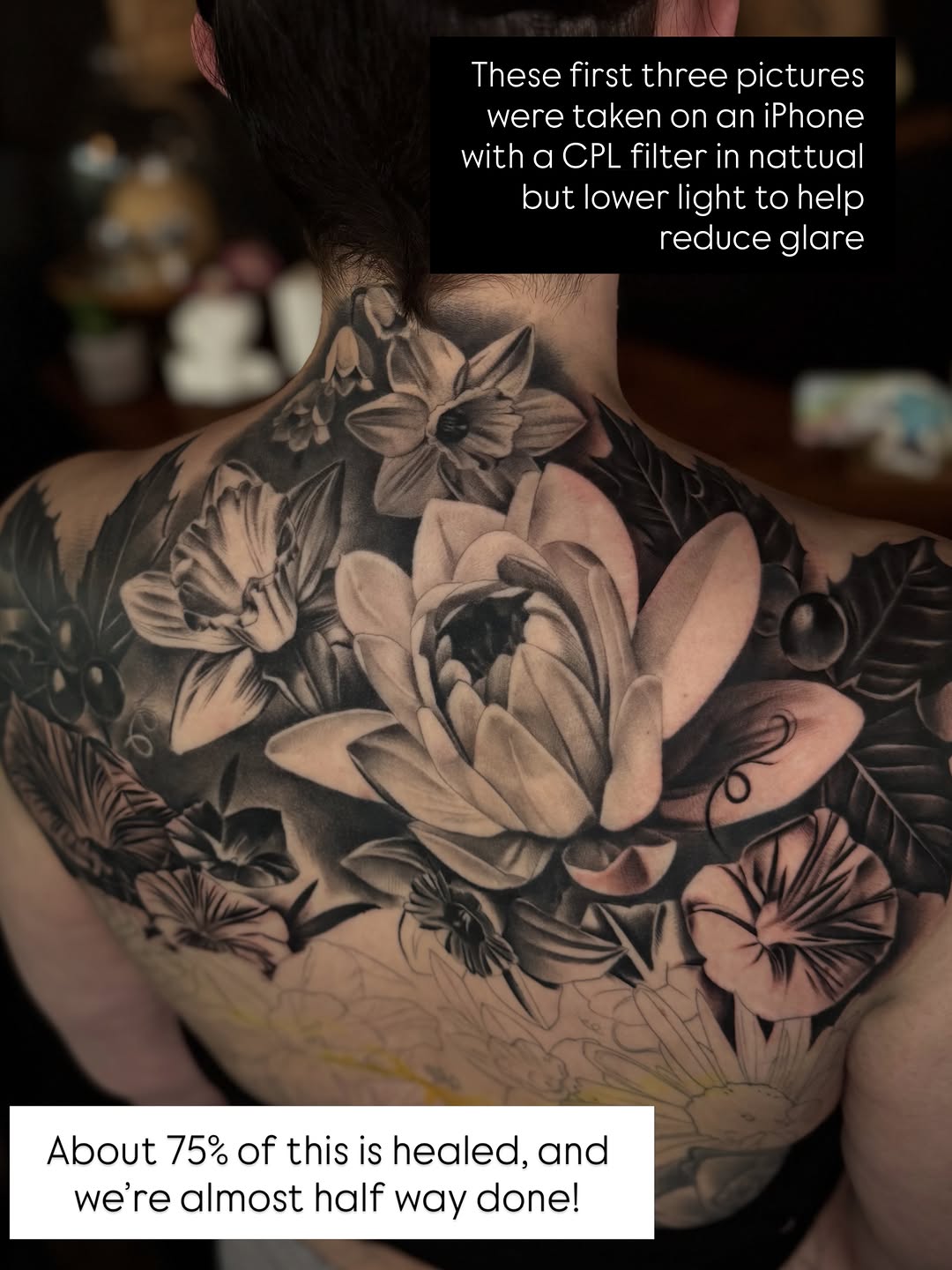 Tattoo by @caroline_yurek_tattoo — realism, black_and_grey