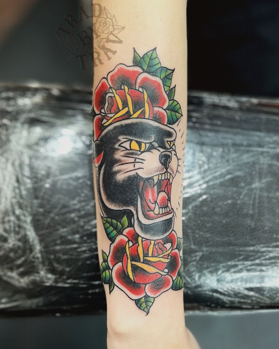 Tattoo by @tradbytrav — american_traditional, illustrative
