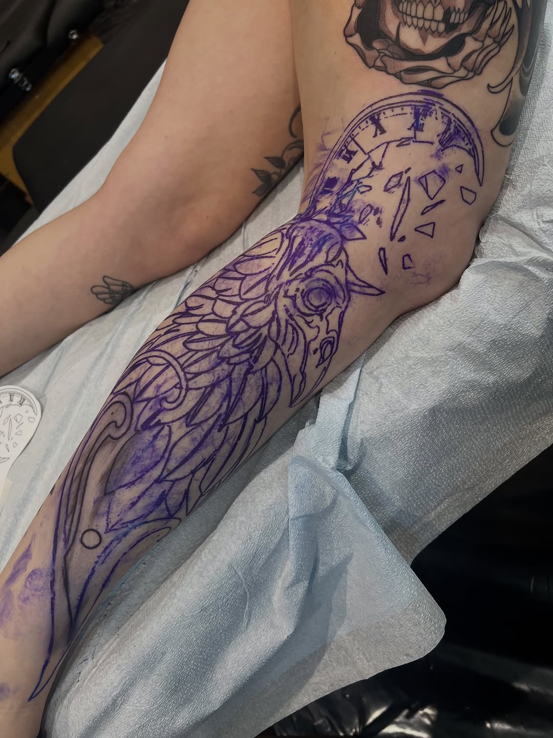 Tattoo by @moresoultattoo — illustrative, black_and_grey