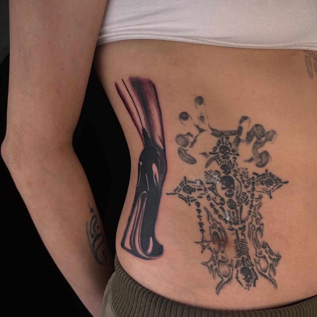 Tattoo by @uuptempo — realism, black_and_grey