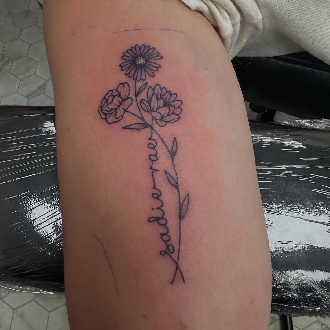Tattoo by @nickihoverson — fine_line, lettering_script