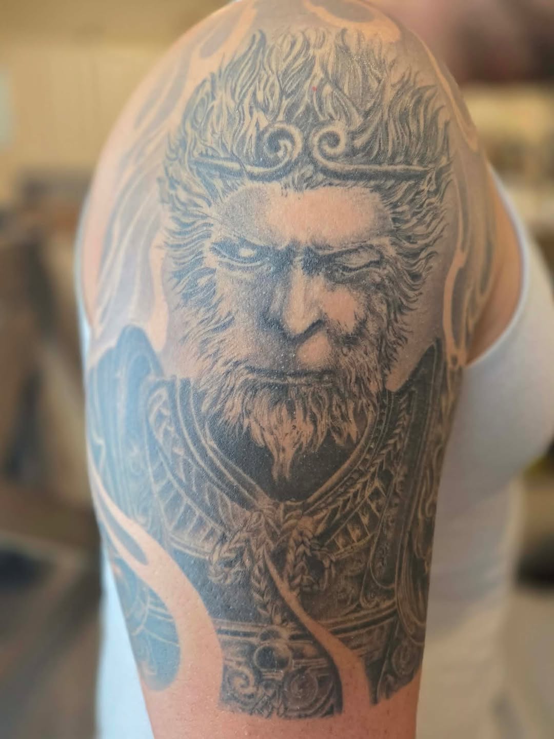 Tattoo by @bondtattooer — realism, black_and_grey