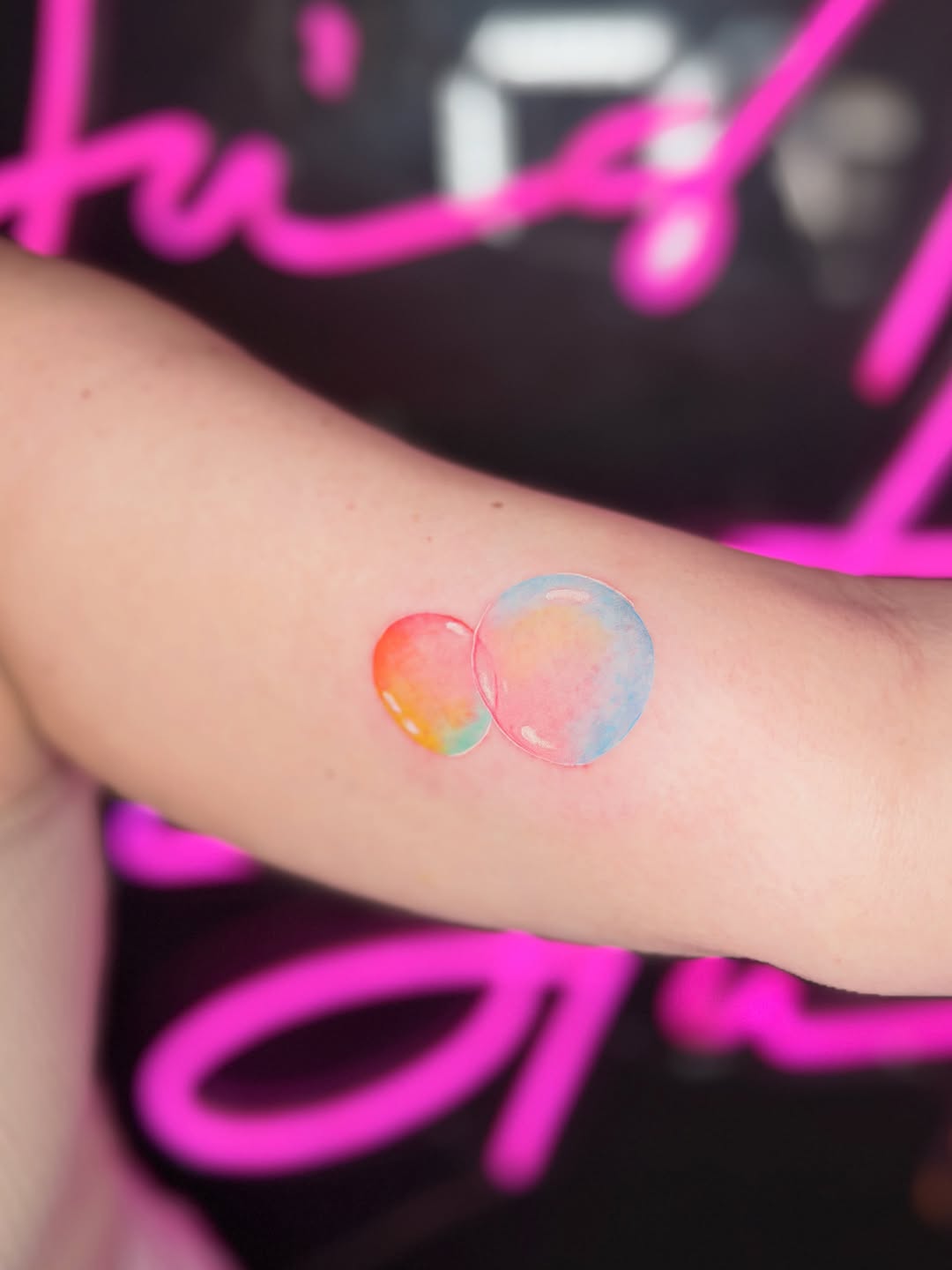 Tattoo by @bondtattooer — watercolor